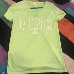 Lime green tee